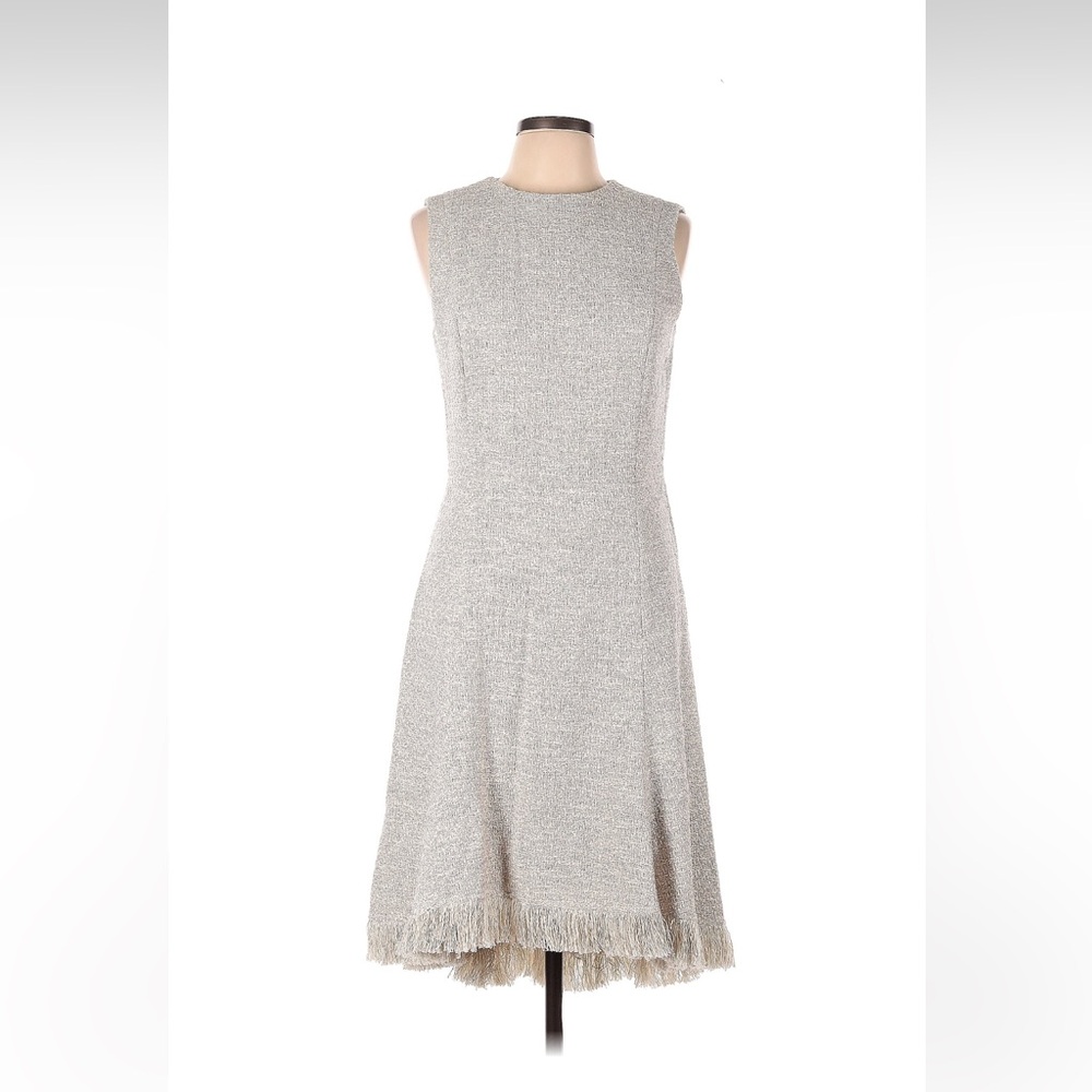 MM Lafleur Classic Gray Midi Dress